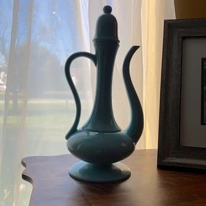Handmade ceramic genie bottle